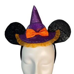 Disney Purple and Orange Witch Hat Headband